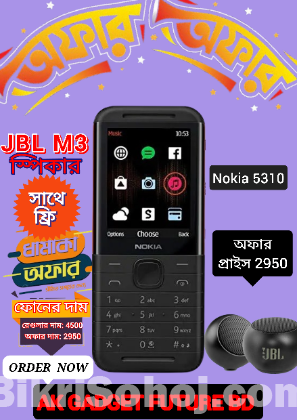Nokia 5310 Dual SIM phone & JBL M3 SPEAKER FREE